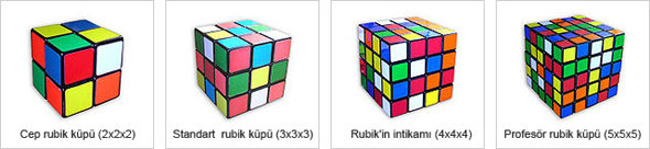 Rubik Kupu'nun Ceşitleri